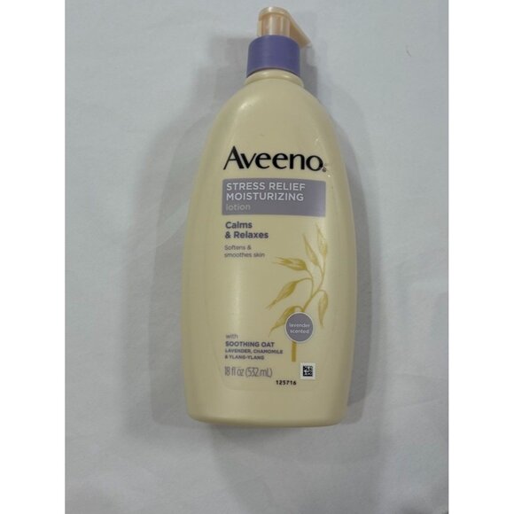 Aveeno Stress Relief Moisturizing Lotion To Calm & Relax Lavender, 18 fl. Oz.. - Picture 1 of 3
